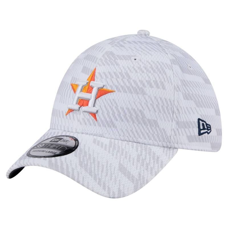 ニューエラ メンズ アクセサリー 帽子 Mens New Era White Houston Astros Graded 39THIRTY Stretch Fit Hat Ast White ホワイト