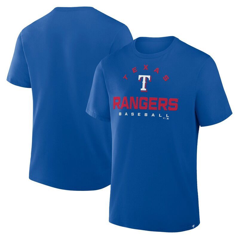 ファナティクス メンズ トップス Tシャツ Mens Fanatics Royal Texas Rangers Clubhouse Legacy Primary Play TShirt Rgr Blue ブルー