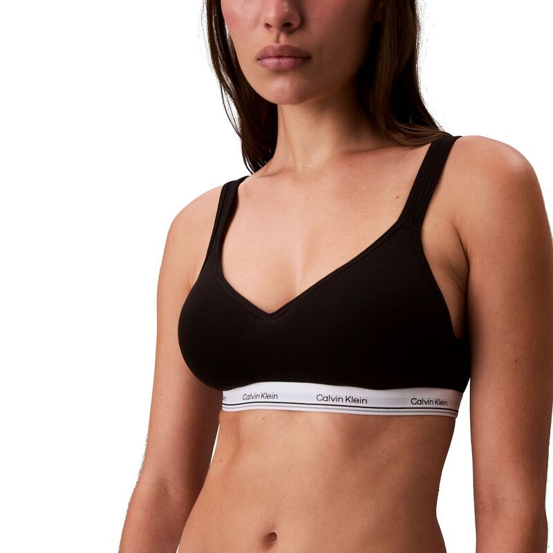 カルバンクライン レディース アンダーウェア ブラジャー コットン Calvin Klein Cotton Modal Balance Padded Wireless Bralette QP3271 Black ブラック