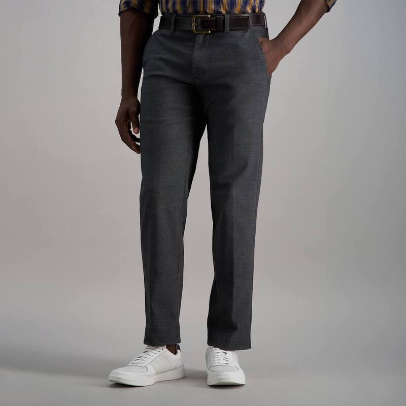 ハガー メンズ ボトムス カジュアルパンツ Mens Haggar Comfort Chino Straight Fitwill Pants Charcoal チャコール