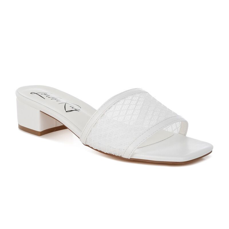 ロンドンラグ レディース シューズ サンダル ヒール London Rag Faria Womens Heeled Sandals White ホワイト