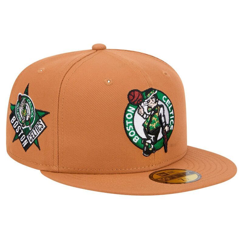 ニューエラ メンズ アクセサリー 帽子 Mens New Era Tan Boston Celtics Color Pack 59FIFTY Fitted Hat Cel Multi マルチカラー