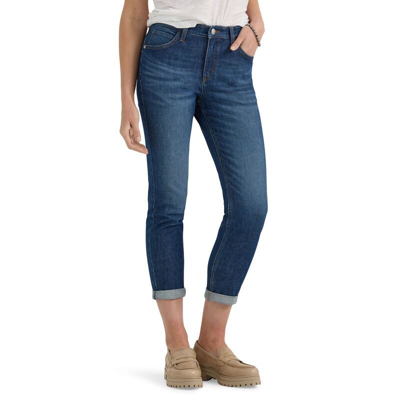 リー レディース ボトムス デニムパンツ ジーンズ Womens Lee Legendary 90s Tapered Jeans Dark Stream