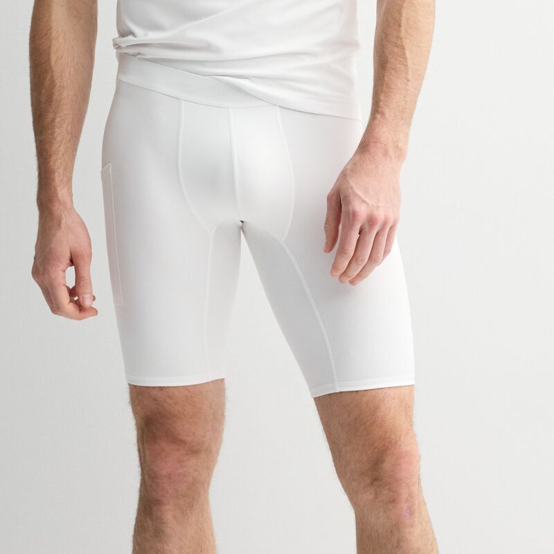 Tek Gear メンズ ボトムス ハーフパンツ・ショーツ ショートパンツ Mens Tek Gear Base Layer Shorts Modern White ホワイト