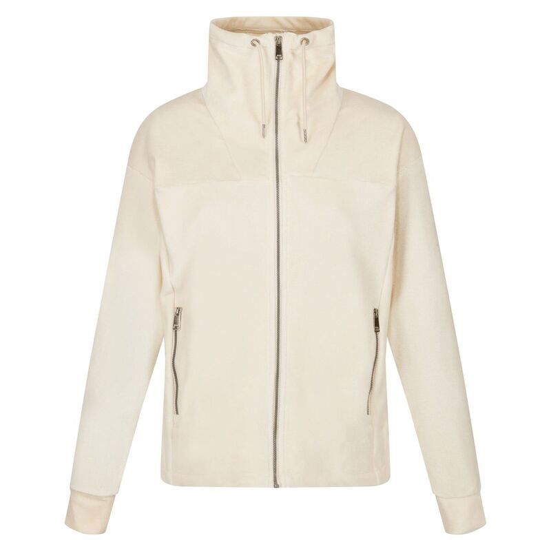 レガッタ レディース アウター ジャケット・ブルゾン フリース Regatta WomensLadies Velour Full Zip Fleece Jacket Light Vanilla