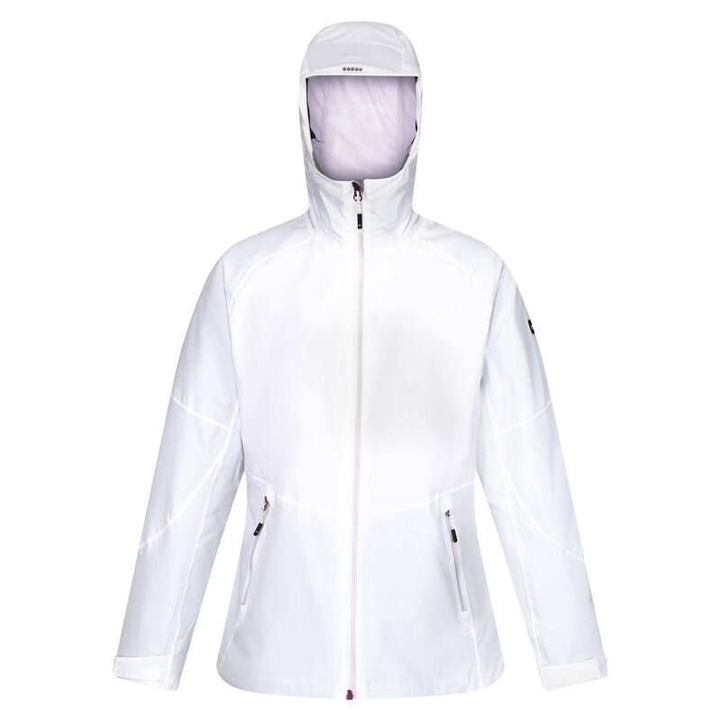 レガッタ レディース アウター ジャケット・ブルゾン Regatta WomensLadies Raddick II Waterproof Jacket White And Lilac Frost ホワイト