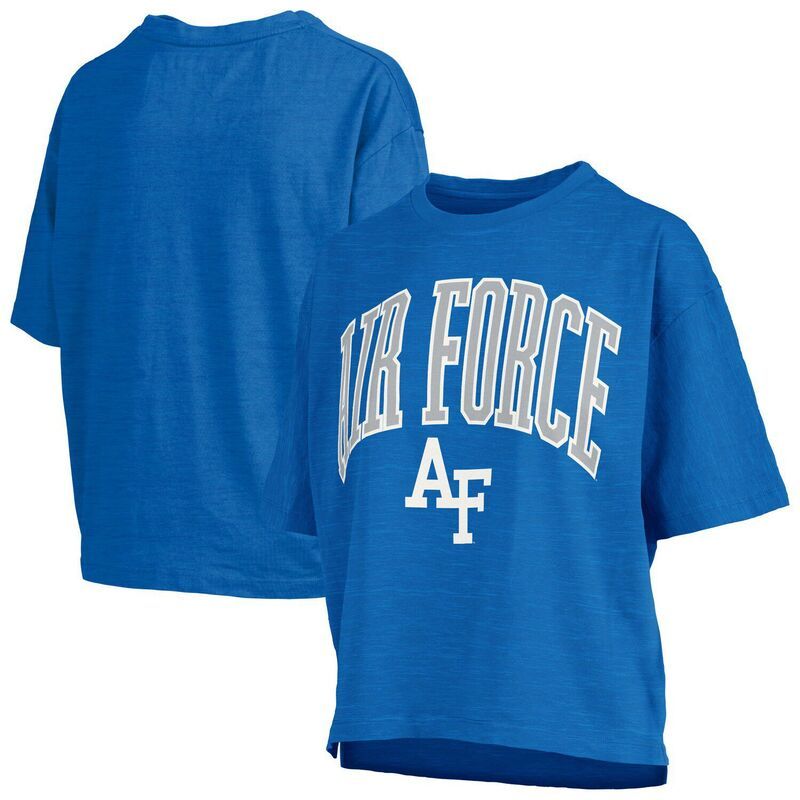 プレスボックス レディース トップス Tシャツ Womens Pressbox Royal Air Force Falcons Nelson TShirt Afa Blue ブルー