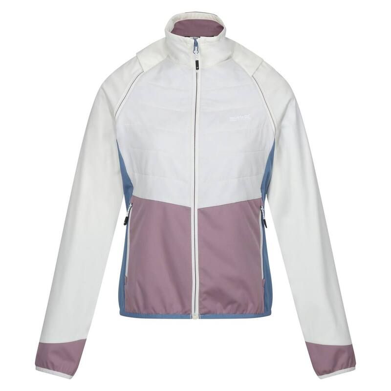 レガッタ レディース アウター ジャケット・ブルゾン Regatta WomensLadiesteren II Hybrid Jacket White And Heather Blue ホワイト