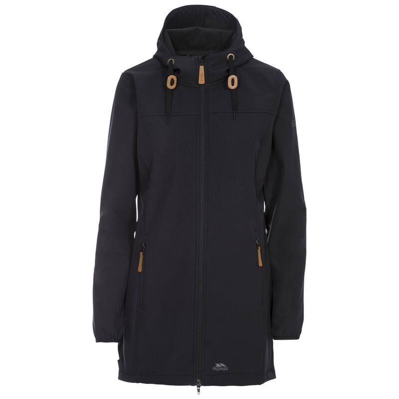 トレスパス レディース アウター ジャケット・ブルゾン Trespass WomensLadies Kristy Waterproof Softshell Jacket Black ブラック