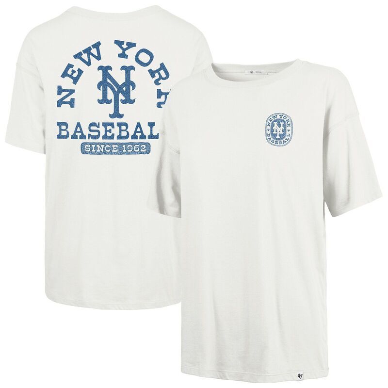 フォーティセブンブランド レディース トップス Tシャツ 47 Brand Womens 47 Natural New York Mets Back Canyon Sadie TShirt Met Beige ベージュ