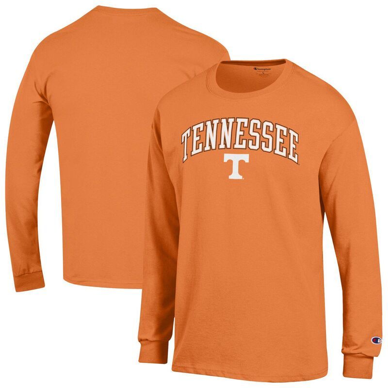 チャンピオン メンズ トップス Tシャツ ロゴ MensChampion Tennessee Orange Tennessee Volunteers Arch Over Logo Long Sleeve TShirten Orange オレンジ