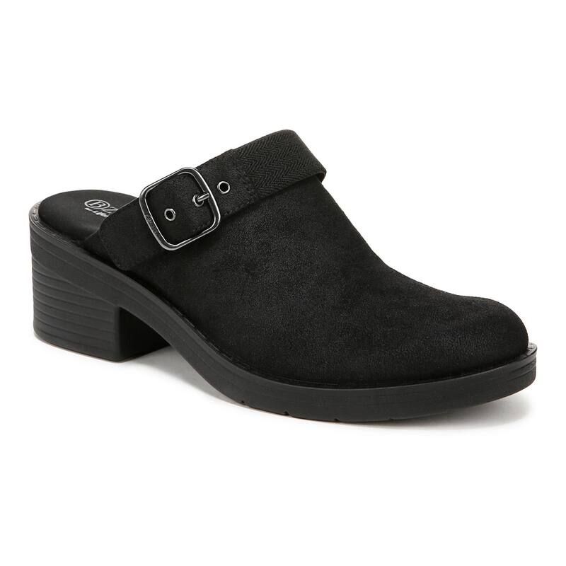 ライフストライド レディース シューズ サンダル LifeStride Open Book Womens Mules Black Fabric ブラック