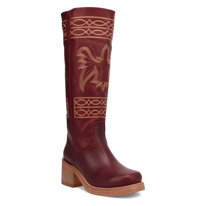 ディンゴ レディース シューズ ブーツ・レインブーツ レザー Dingo Avalon Womens Leather Boots Merlot