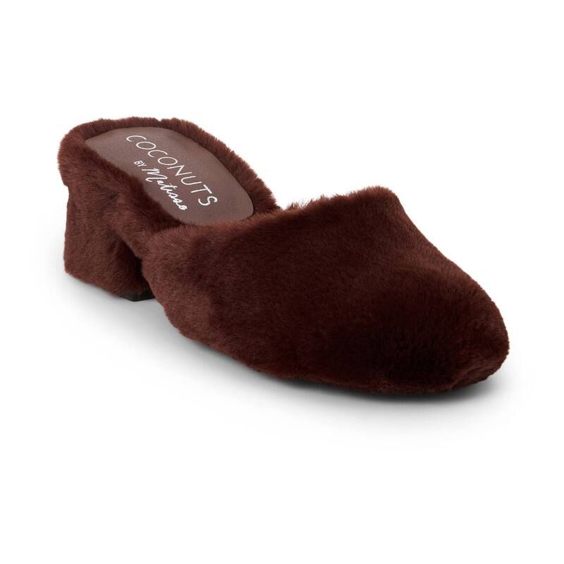 ココナッツバイマッテシィ レディース シューズ サンダル Coconuts by Matisse Teddy Womens Faux Fur Clogs Chocolate チョコレート