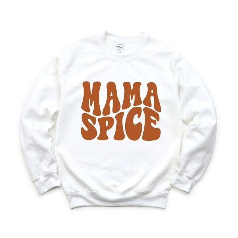 Simply Sage Market レディース トップス Tシャツ スウェット Simply Sage Market Mama Spice Wavy Sweatshirt White ホワイト