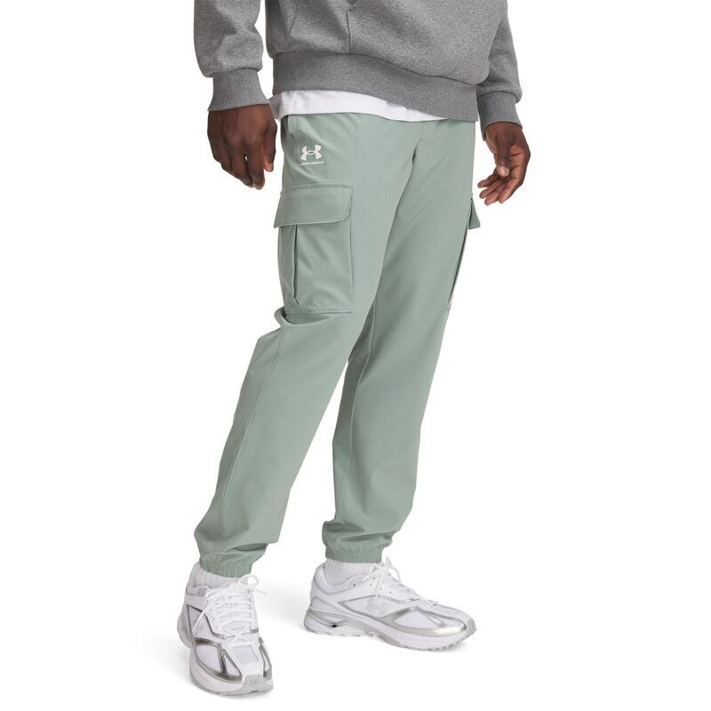 アンダーアーマー メンズ ボトムス カジュアルパンツ カーゴパンツ Mens Under Armour Vibe Woven Cargo Pantsilica Grn