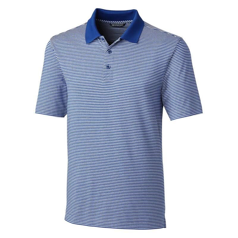 カッターアンドバック メンズ トップス Tシャツ ポロシャツ トール Cutter Buck Forge Tonal Stripe Stretch Mens Big and Tall Polo Tour Blue ブルー