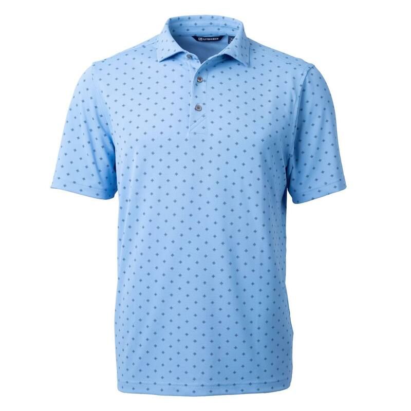 カッターアンドバック メンズ トップス Tシャツ ポロシャツ プリント Cutter Buck Virtueco Pique Tile Print Recycled Mens Polo Atlas 14,785円