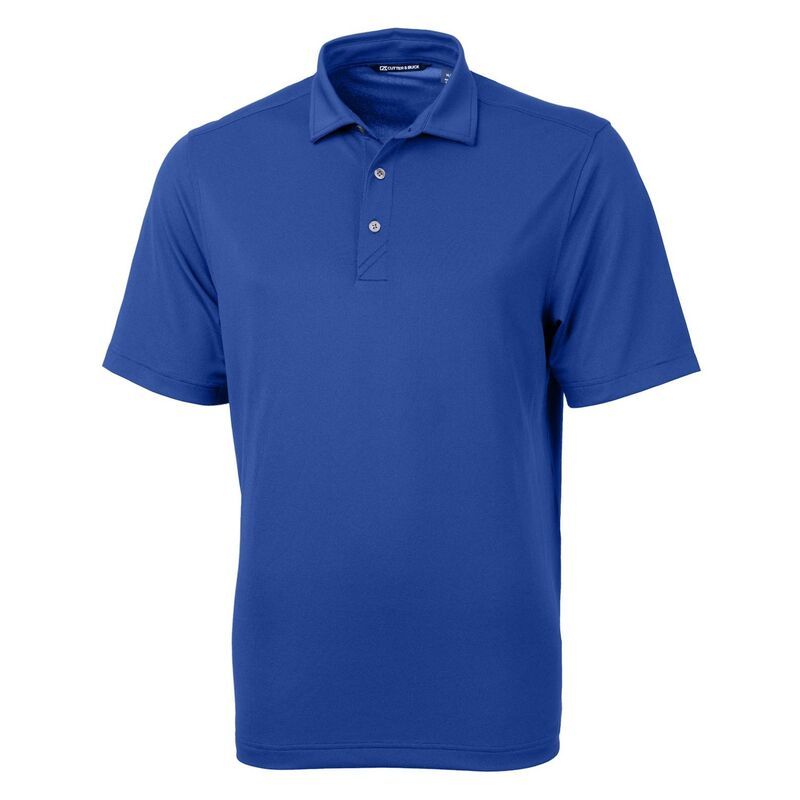 カッターアンドバック メンズ トップス Tシャツ ポロシャツ トール Cutter Buck Virtueco Pique Recycled Mens Big and Tall Polo Tour Blue ブルー