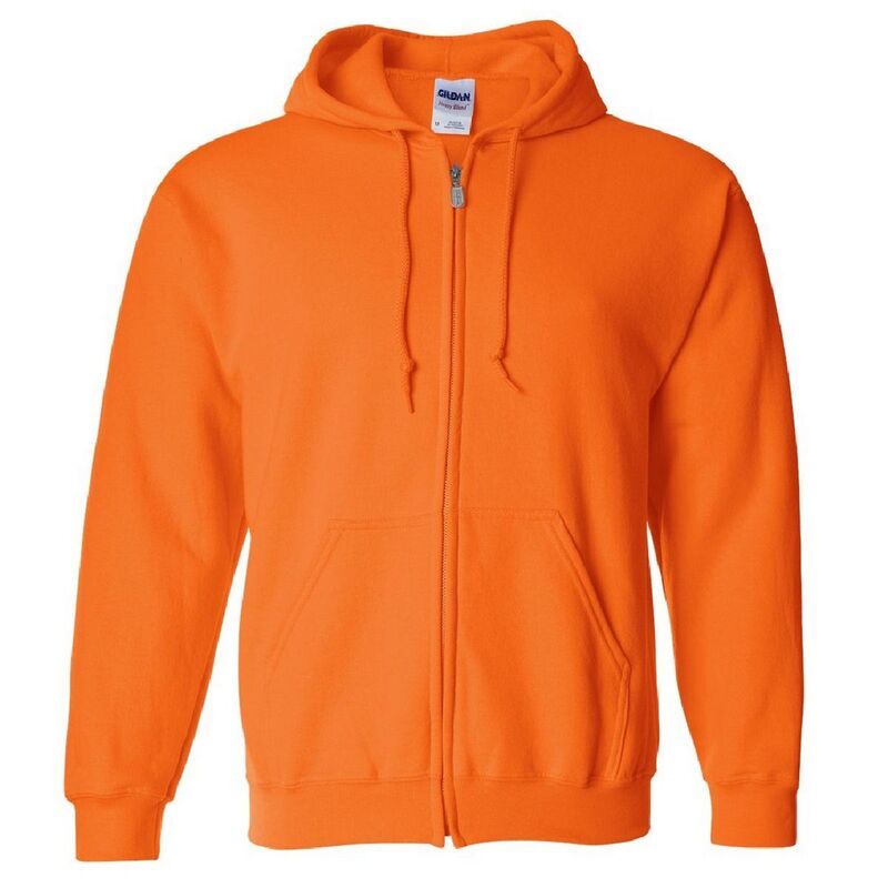 ギルダン メンズ トップス Tシャツ スウェット Gildan Heavy Blend Unisex Adult Full Zip Hooded Sweatshirtop Safety Orange オレンジ 11,146円