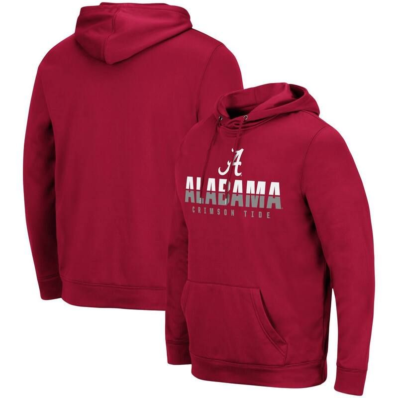 コロシアム メンズ トップス Tシャツ パーカー Mens Colosseum Crimson Alabama Crimson Tide Lantern Pullover Hoodie Ala Red レッド