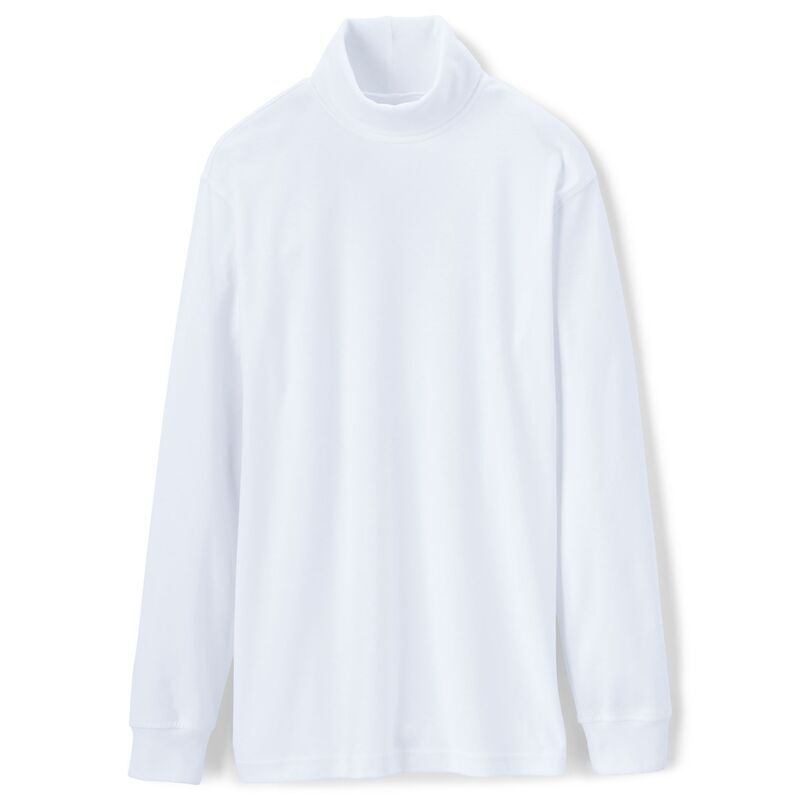 ランズエンド メンズ トップス Tシャツ タートルネック Mens Lands End Super Soft Supima Turtleneck White ホワイト 10,636円