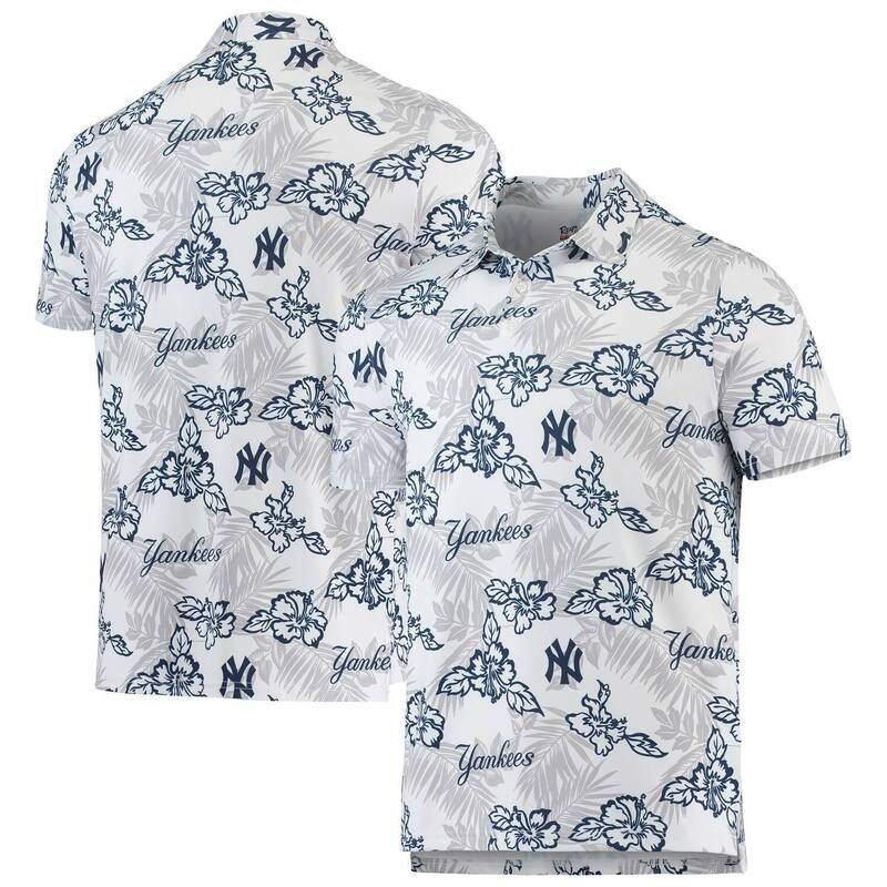 アンブランデッド メンズ トップス Tシャツ ポロシャツ Unbranded Mens Reyn Spooner White New York Yankees Performance Polo Ynk White ホワイト
