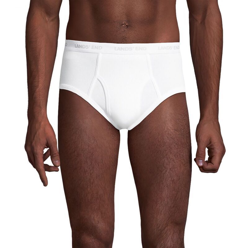 ランズエンド メンズ アンダーウェア ボクサーパンツ ニット Mens Lands End 3Packnit Briefs White ホワイト