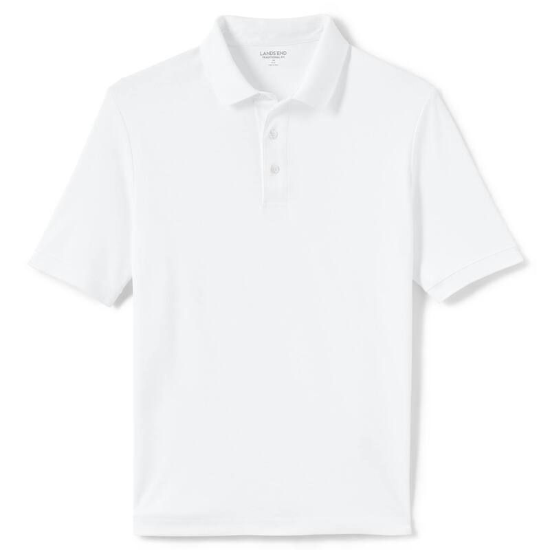 ランズエンド メンズ トップス Tシャツ ポロシャツ トール Big Tallands End Super Soft Supima Polo White ホワイト