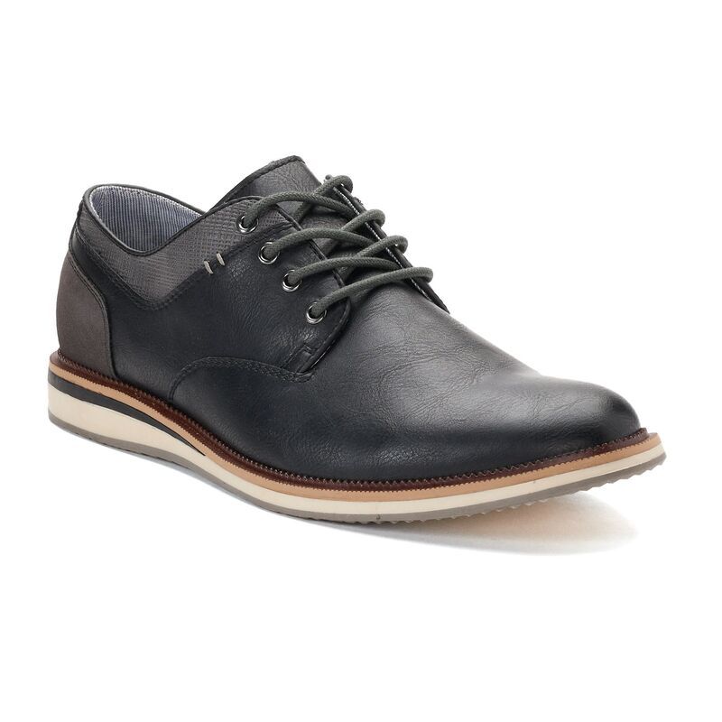 ソノマ メンズ シューズ オックスフォード Sonoma Goods For Life Freer Mens Dresshoes Black ブラック