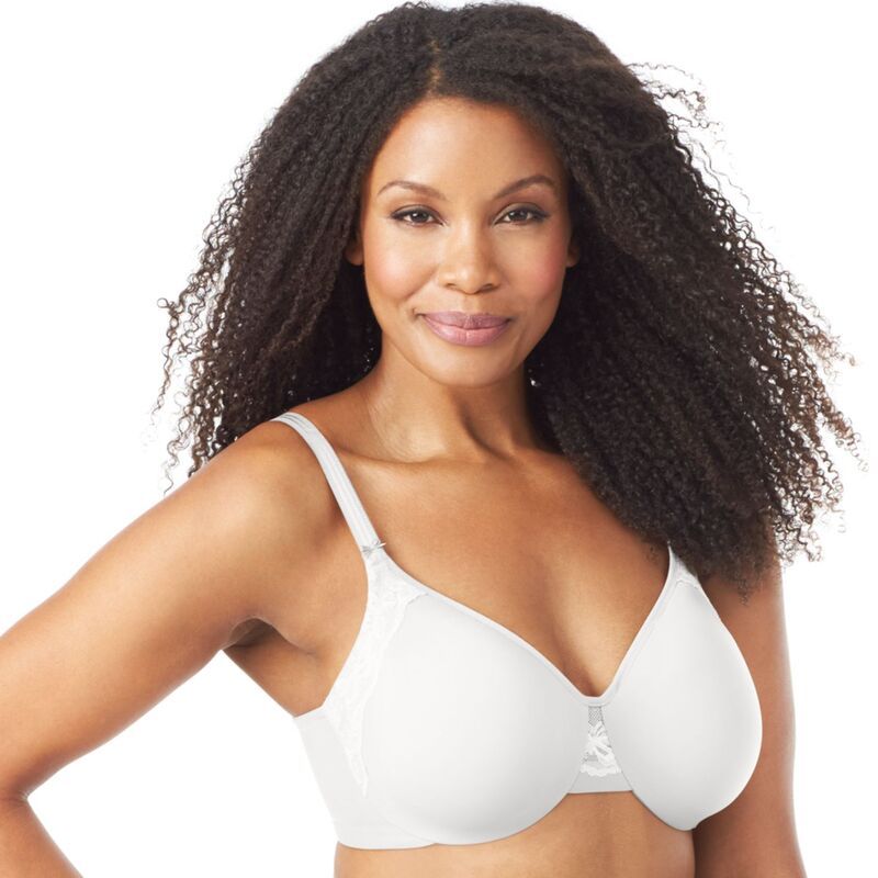 オルガ レディース アンダーウェア ブラジャー ミニ OlgaR by WarnersR Bras Cloud 9 FullFigure 2ply Underwire Minimizer Bra GI8961A White ホワイト