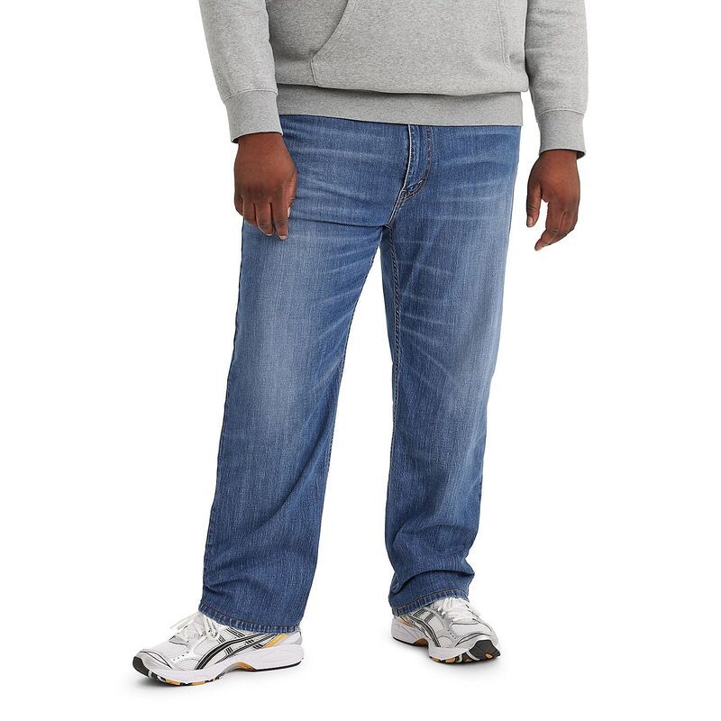 リーバイス メンズ ボトムス デニムパンツ トール ジーンズ Big Tallevis 559 Relaxed StraightFit Jeansteely Blue ブルー