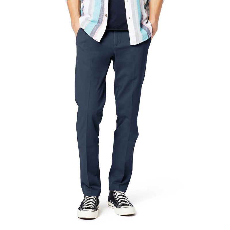 ドッカーズ メンズ ボトムス カジュアルパンツ Mens Dockers Workday SlimFit Smart 360 FLEX Khaki Pants Pembroke カーキ