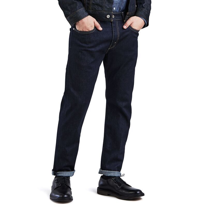 リーバイス メンズ ボトムス デニムパンツ ジーンズ Mens Levis 502 Regular Taper Stretch Jeans Dark Hollow