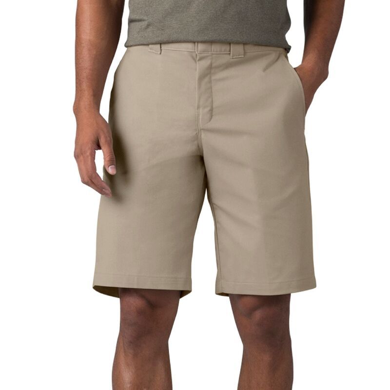 ディッキーズ メンズ ボトムス ハーフパンツ・ショーツ ショートパンツ Mens DickieslimFit FlatFront Work Shorts Desert Sand サンド
