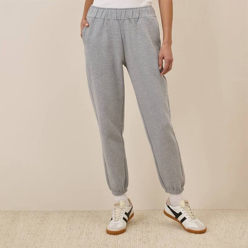 パクト レディース ボトムス カジュアルパンツ コットン フリース Pact Cloud Brushed Fleece Sweatpant Made With Organicotton Heather Grey グレー