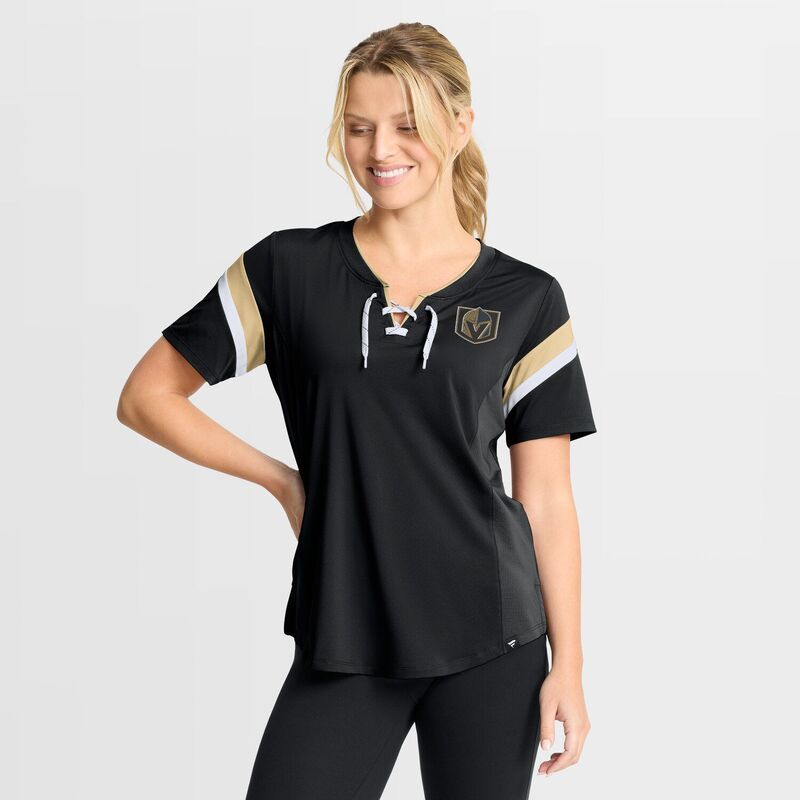 ファナティクス レディース トップス Tシャツ Womens Fanatics Black Vegas Golden Knights Offside Athena TShirt Lvk Black ブラック