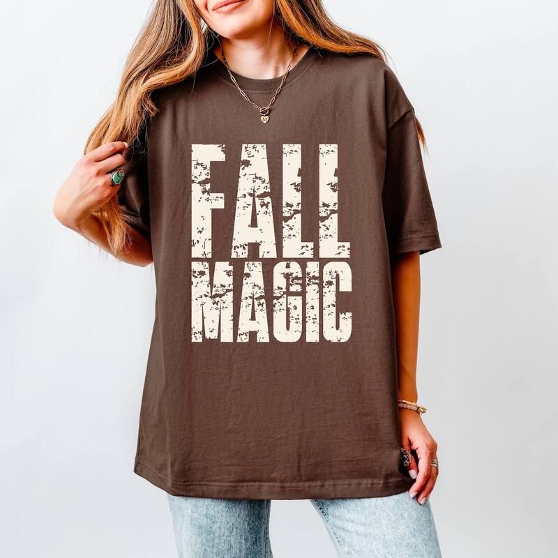 Simply Sage Market レディース トップス Tシャツ グラフィック Simply Sage Market Fall Magic Block Distressed Womens Heavyweight Graphic TShirt Cocoa コ 8,380円