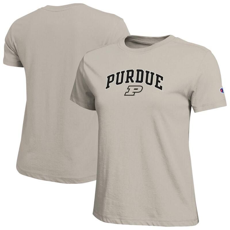 チャンピオン レディース トップス Tシャツ ロゴ Womens Champion Khaki Purdue Boilermakers Arched Over Logo TShirt Prd Beig K カーキ 6,826円