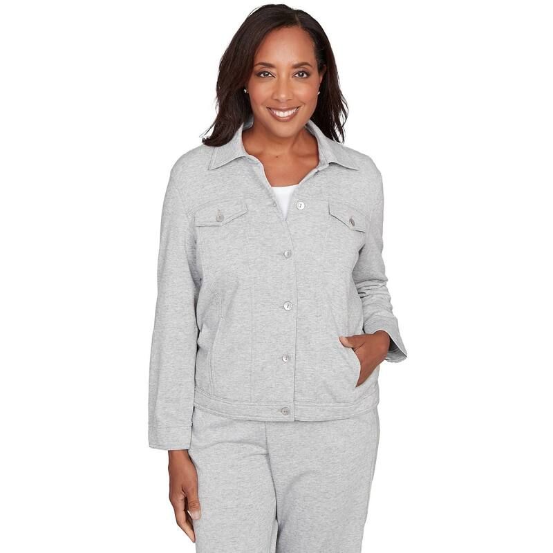アルフレッド ダナー レディース アウター ジャケット・ブルゾン Womens Alfredunner Shimmer Collared Button Jacket Pearl Heather パール