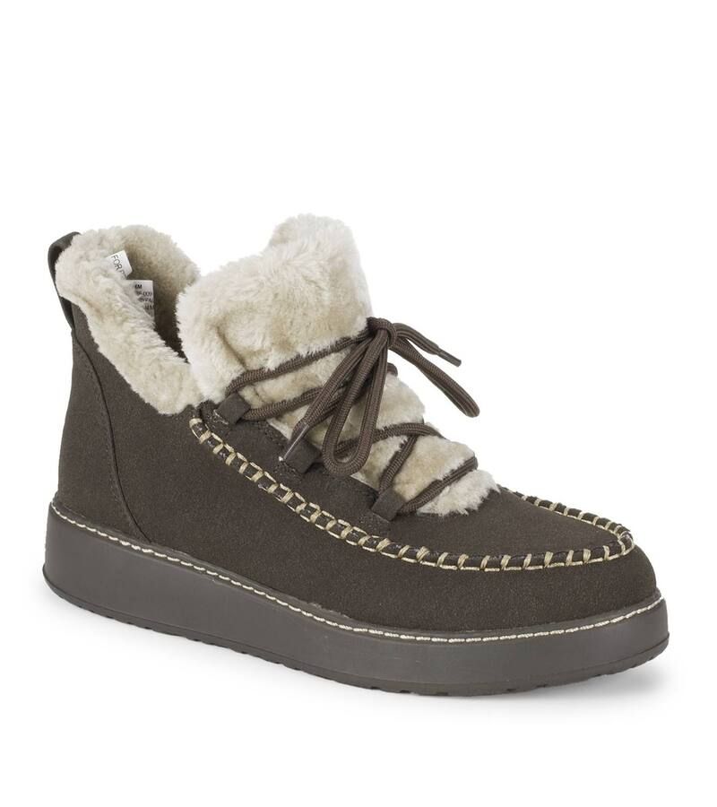 ベアトラップス レディース シューズ ブーツ・レインブーツ アンクル Baretraps Faelyn Womens Moc Toe Ankle Boots Dark Brown ブラウン