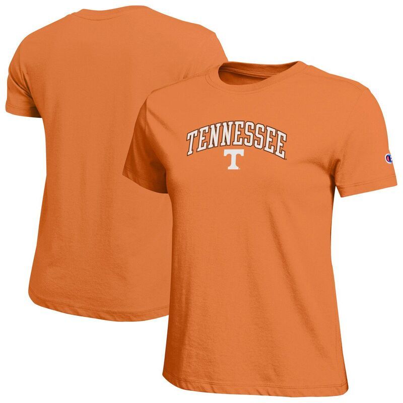 チャンピオン レディース トップス Tシャツ ロゴ Womens Champion Tennessee Orange Tennessee Volunteers Arched Over Logo TShirten Orange オレンジ