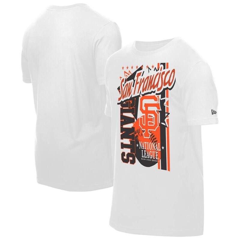 ニューエラ メンズ トップス Tシャツ グラフィック Mens New Era White San Francisco Giants Bigraphic Domestic TShirt Gnt White ホワイト 10,245円