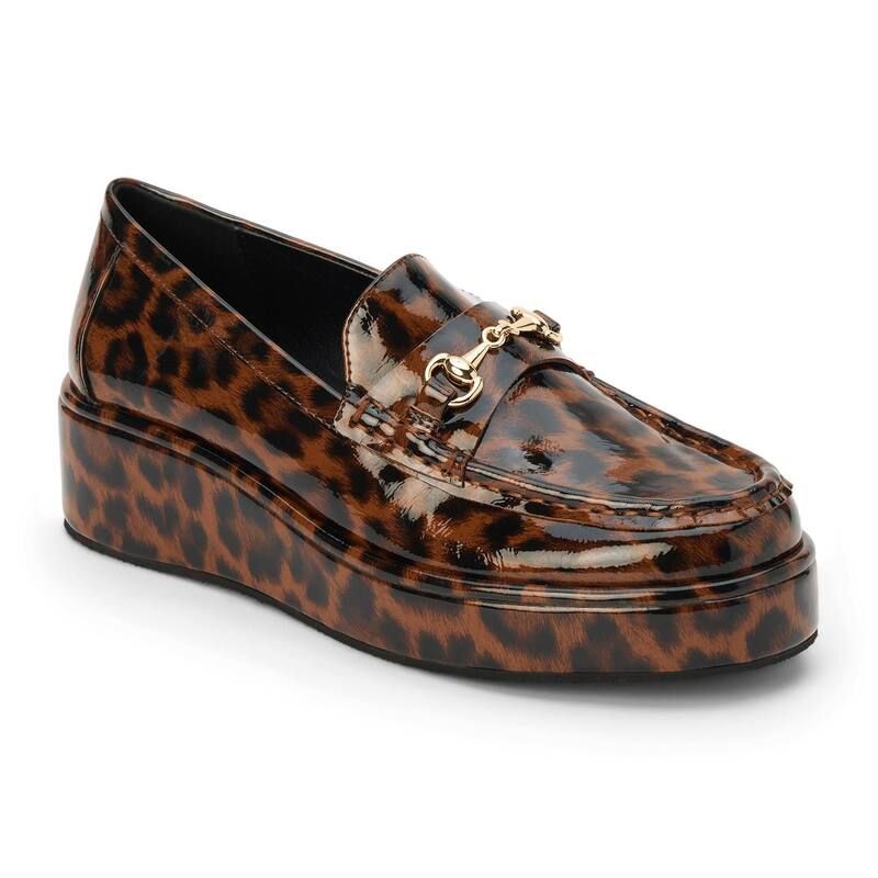 マチス レディース シューズ スリッポン・ローファー Coconuts by Matisse Kimbra WomenslipOn Loafers Brown Leopard ブラウン