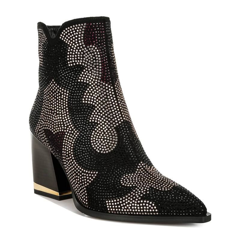 ロンドンラグ レディース シューズ ブーツ・レインブーツ ヒール London Rag Zarka Womens Heel Boots Black ブラック
