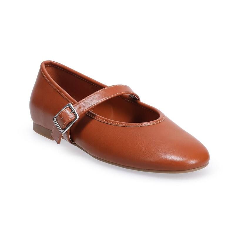 ソノマ レディース シューズ サンダル Sonoma Goods For Life Wandis Chocked Up Womens Mary Jane Flats Brown ブラウン