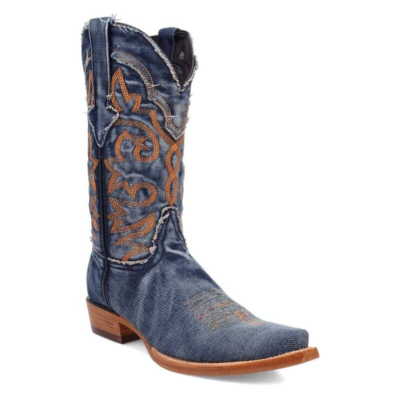 ディンゴ メンズ シューズ ブーツ・レインブーツ デニム Dingo Big Easy Mens Denim Boots Blue ブルー
