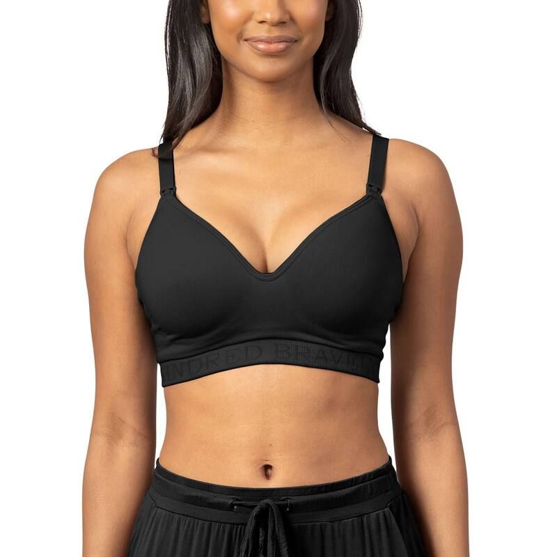 キンドリッド ブレイブリー レディース アンダーウェア ブラジャー Kindred Bravely Signature Sublime Contour HandsFree Pumping Nursing Bra Black ブラック