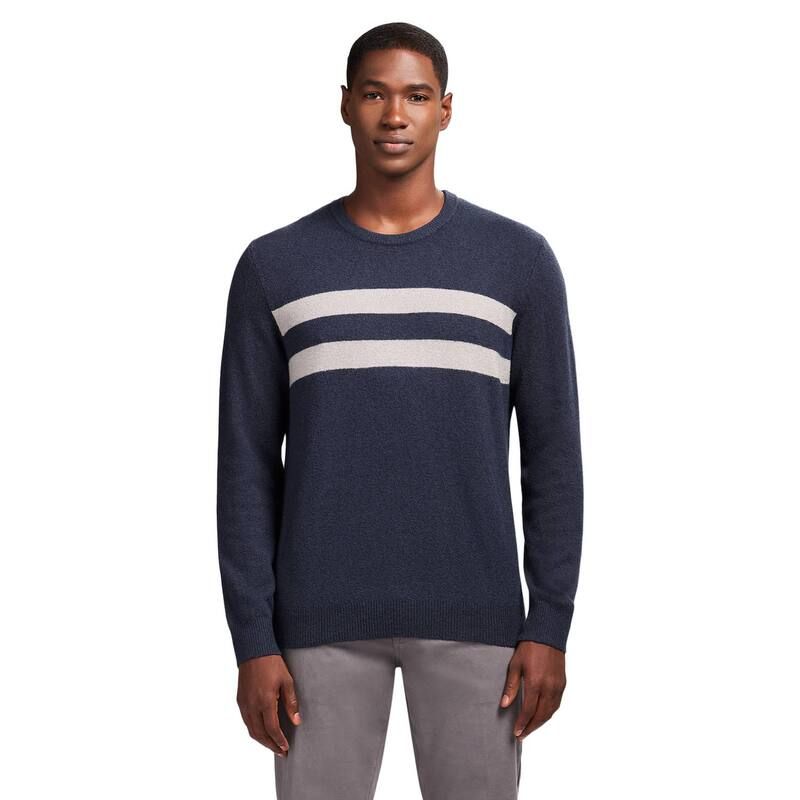 アイゾッド メンズ アウター ニット・セーター クルーネック Mens IZOD Soft Yarn Crewneck Sweater Navy Chestripe ネイビー
