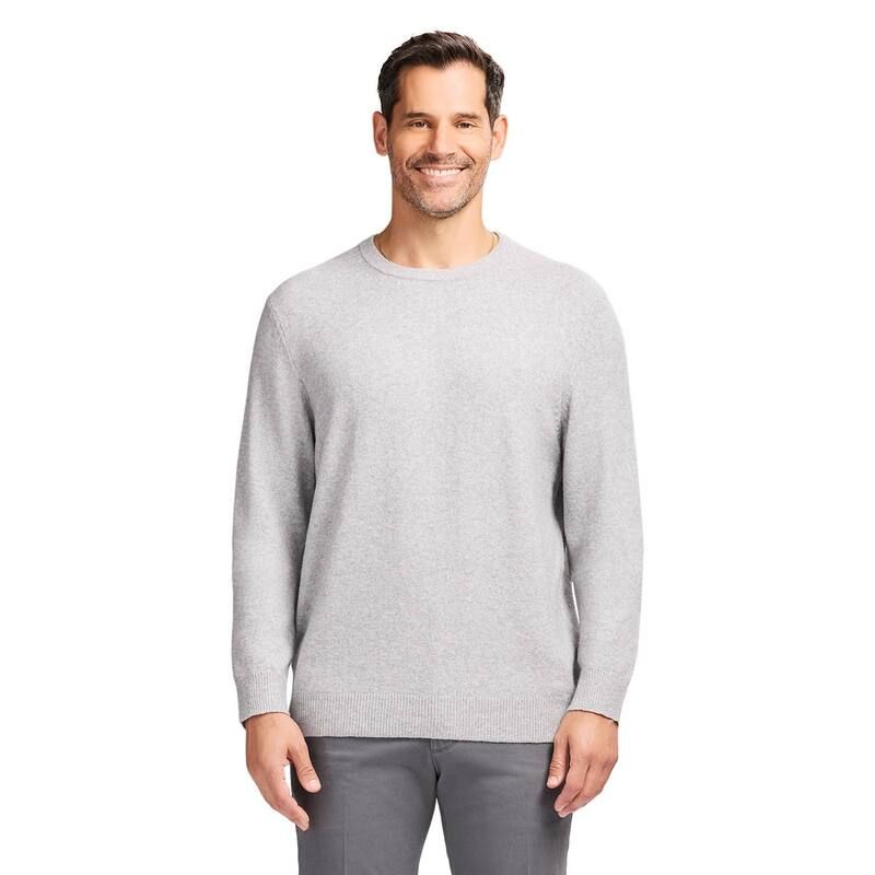 アイゾッド メンズ アウター ニット・セーター クルーネック Mens IZOD Soft Yarn Crewneck Sweater Grey グレー